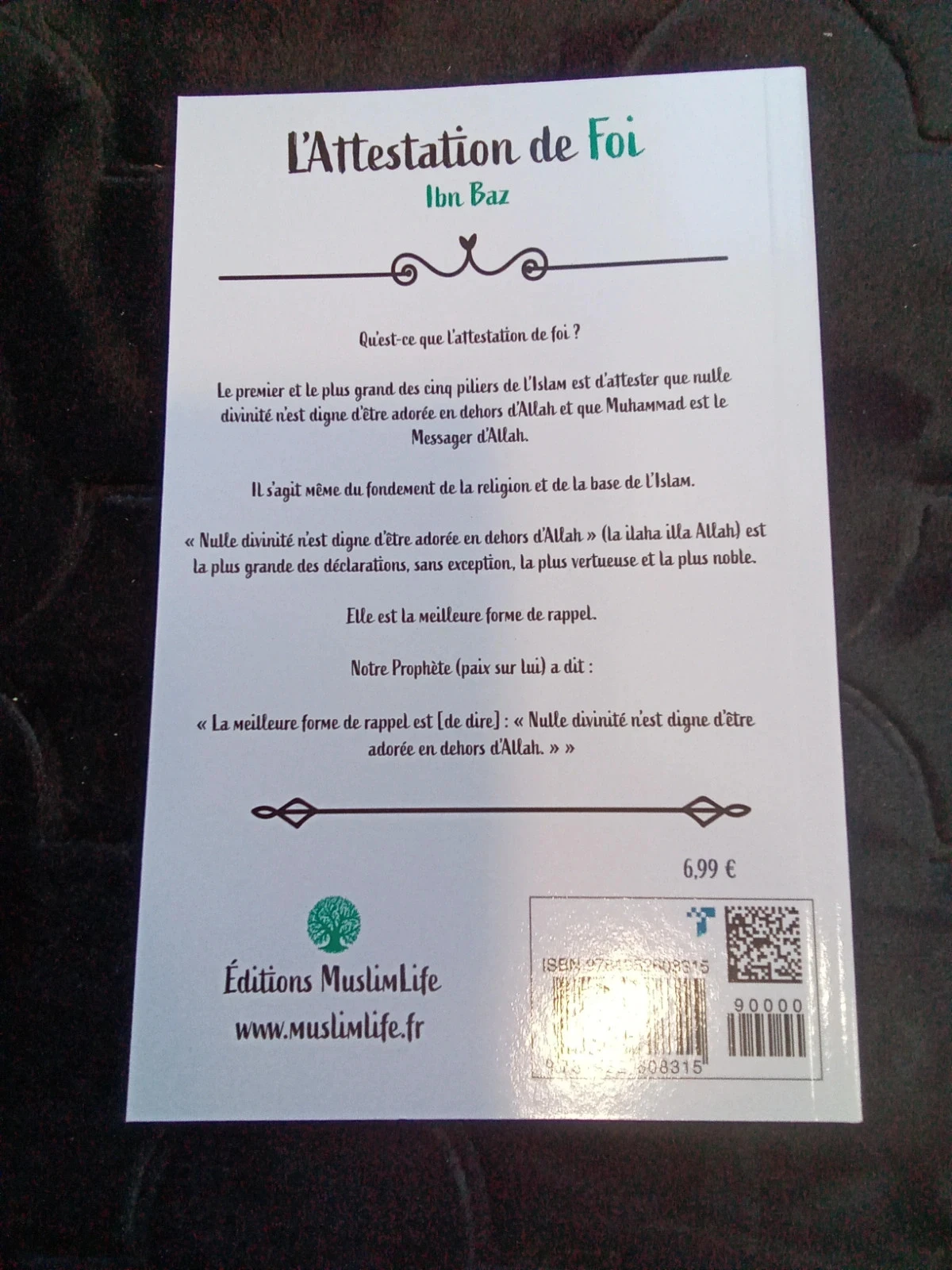 L'attestation de Foi – photo 2